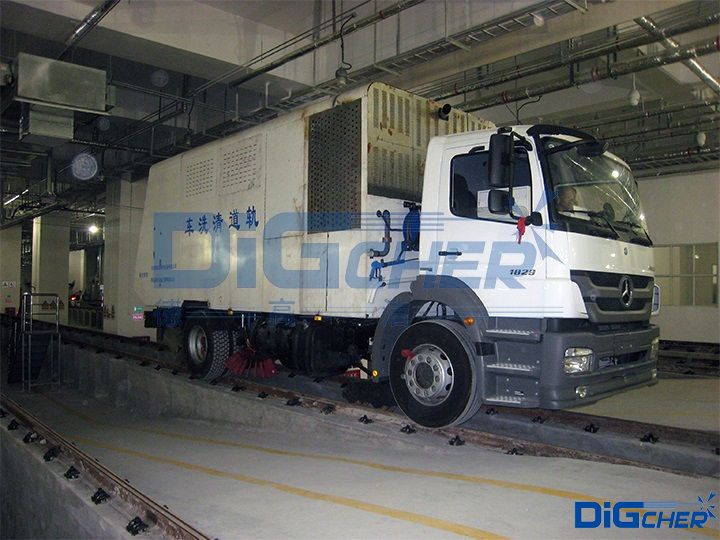 德高潔有軌電（diàn）車軌道清潔車