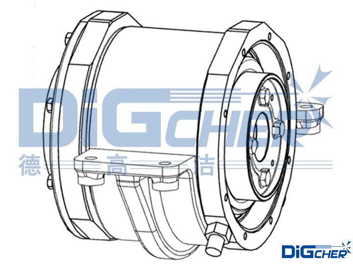 CRh1型車軸箱簡圖（tú）