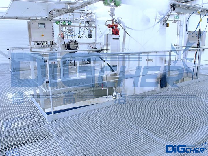 高壓水自動化罐車清(qīng)洗係統作業平台(tái)