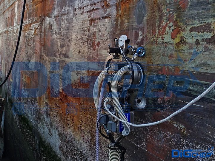 船舶外板除鏽機器人