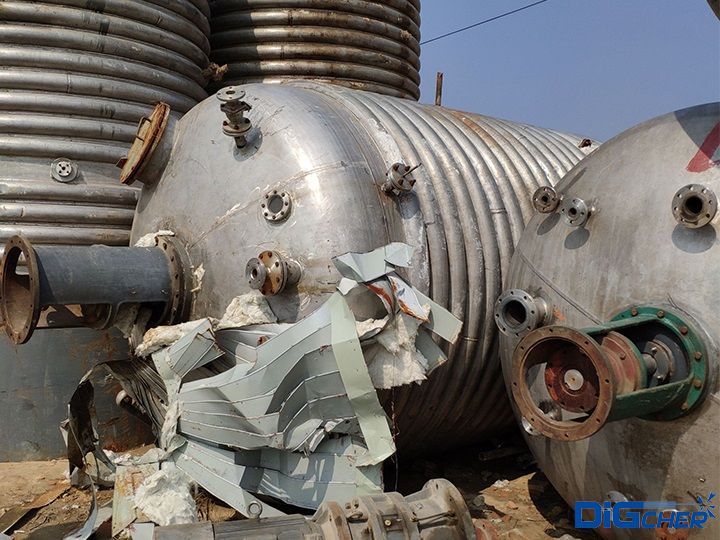 損（sǔn）壞的反（fǎn）應釜