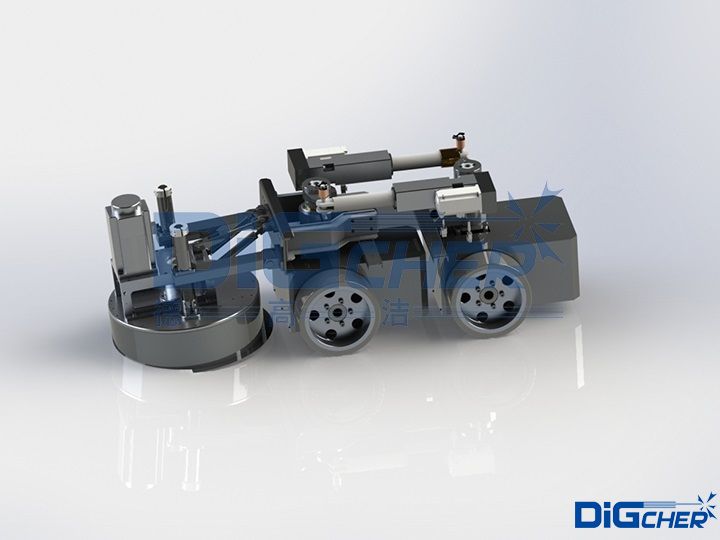 全液壓襯砌台車模板（bǎn）清理機器人