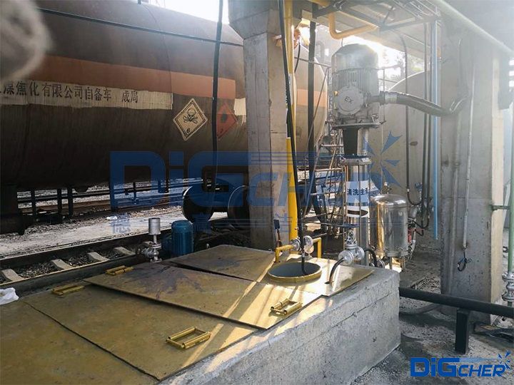 鐵路(lù)油罐車自動化清洗係統泵站