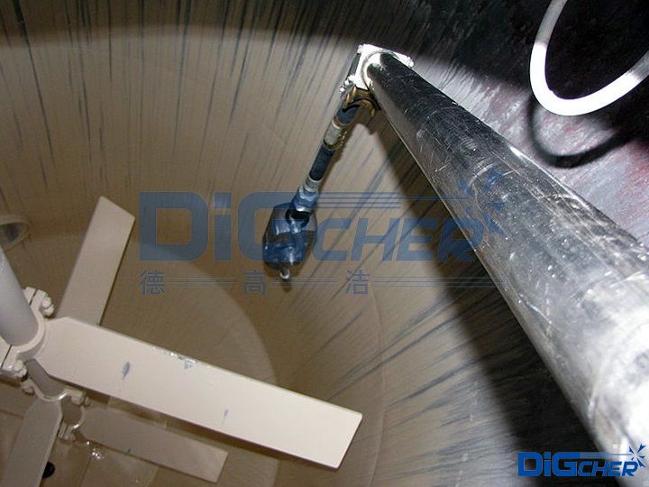 德高（gāo）潔容器高壓水自動清洗係統執行機構