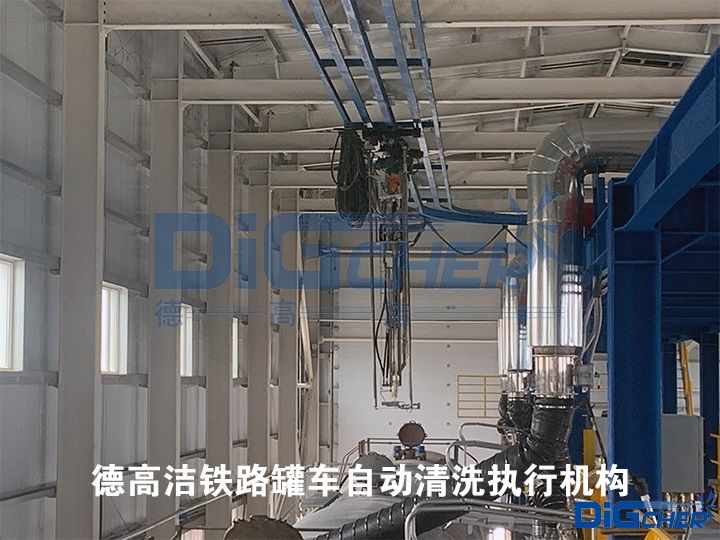 德高潔鐵路罐車（chē）自動清洗執行機構