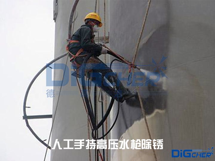 人工手持高壓（yā）水槍除鏽