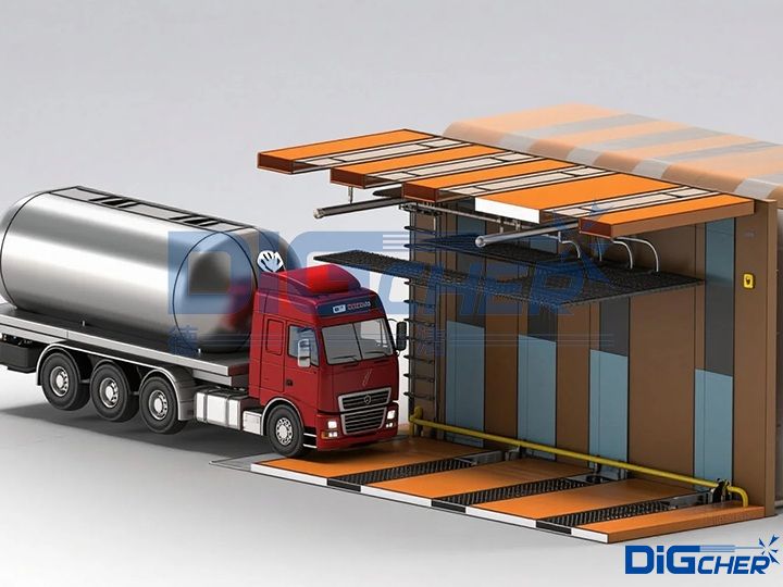 iso-tank罐式（shì）集裝箱自動清洗係統