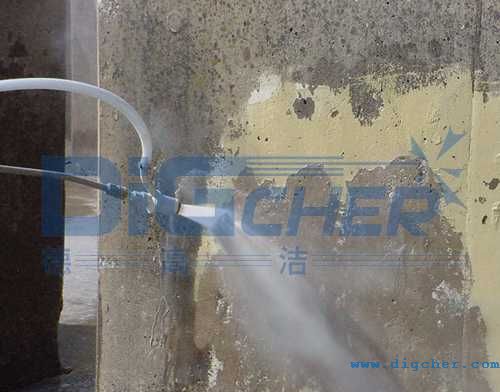 高壓水射流濕噴砂橋(qiáo)架表麵除漆