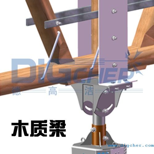 HVLS工業大吊扇木質梁安裝方法