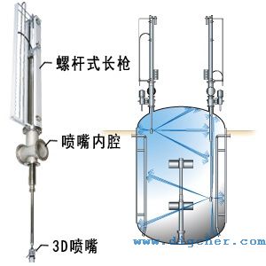 全自動不鏽鋼反應釜清洗係統