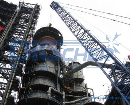 煉油廠催化裂化裝（zhuāng）置沉降器至分（fèn）餾塔之間的油（yóu）汽管線