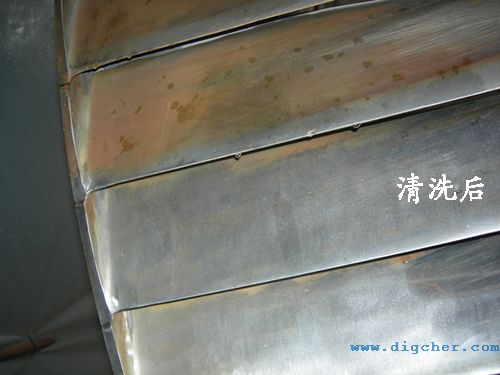 汽輪機葉片（piàn）清洗後