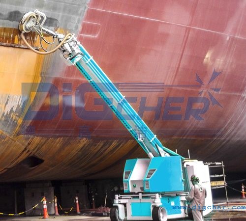 超高壓水射流飛機（jī）表麵除漆裝備