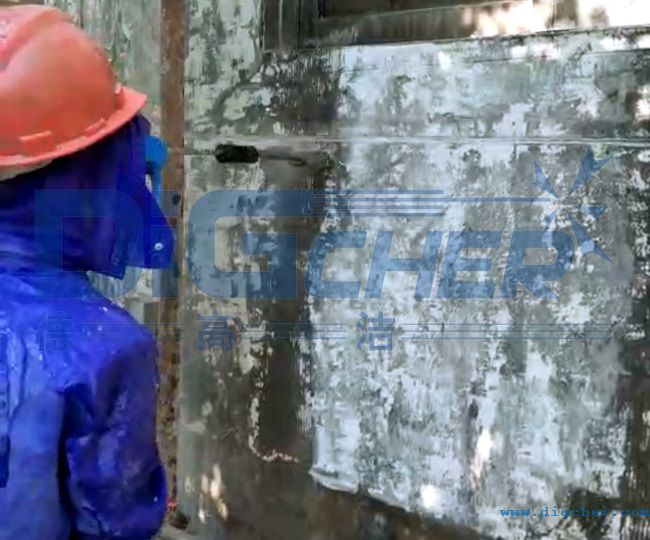 高壓(yā)水建築外牆鏟牆皮工藝