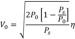 噴嘴流速公（gōng）式表達式